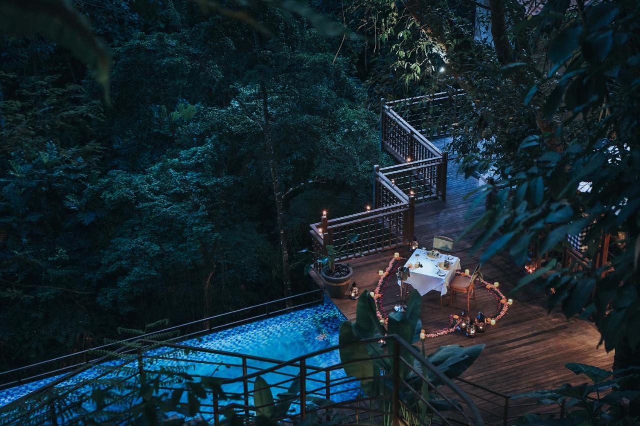 The Sebali Resort 우붓 외부 사진 The resort's private dining area