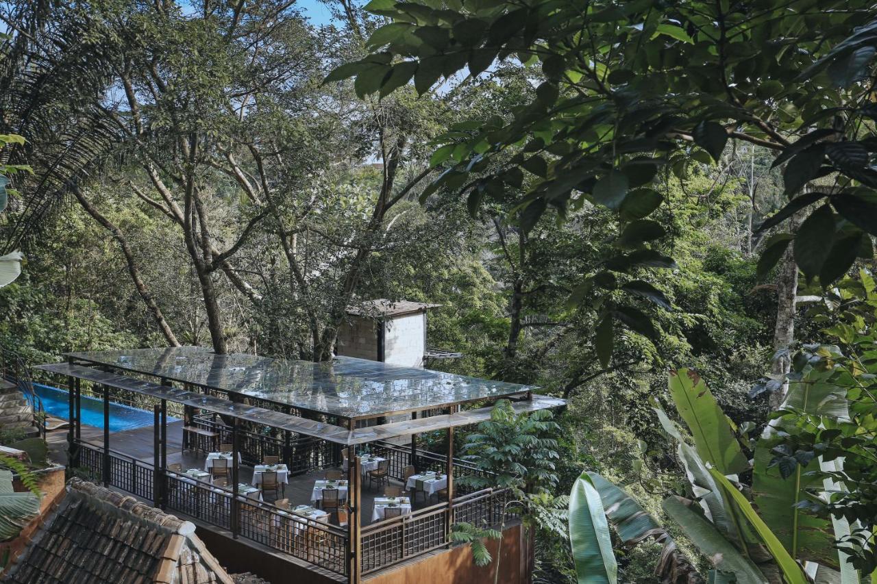The Sebali Resort 우붓 외부 사진 The glass house at the top of the tower