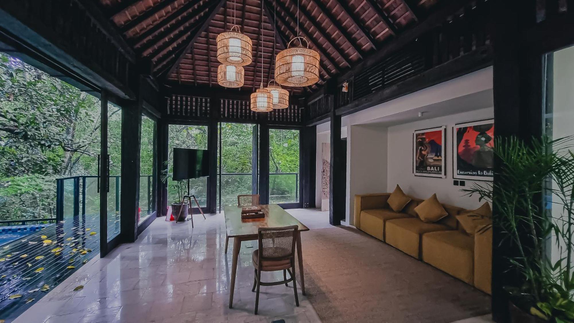 The Sebali Resort 우붓 외부 사진 The interior of a villa at the resort