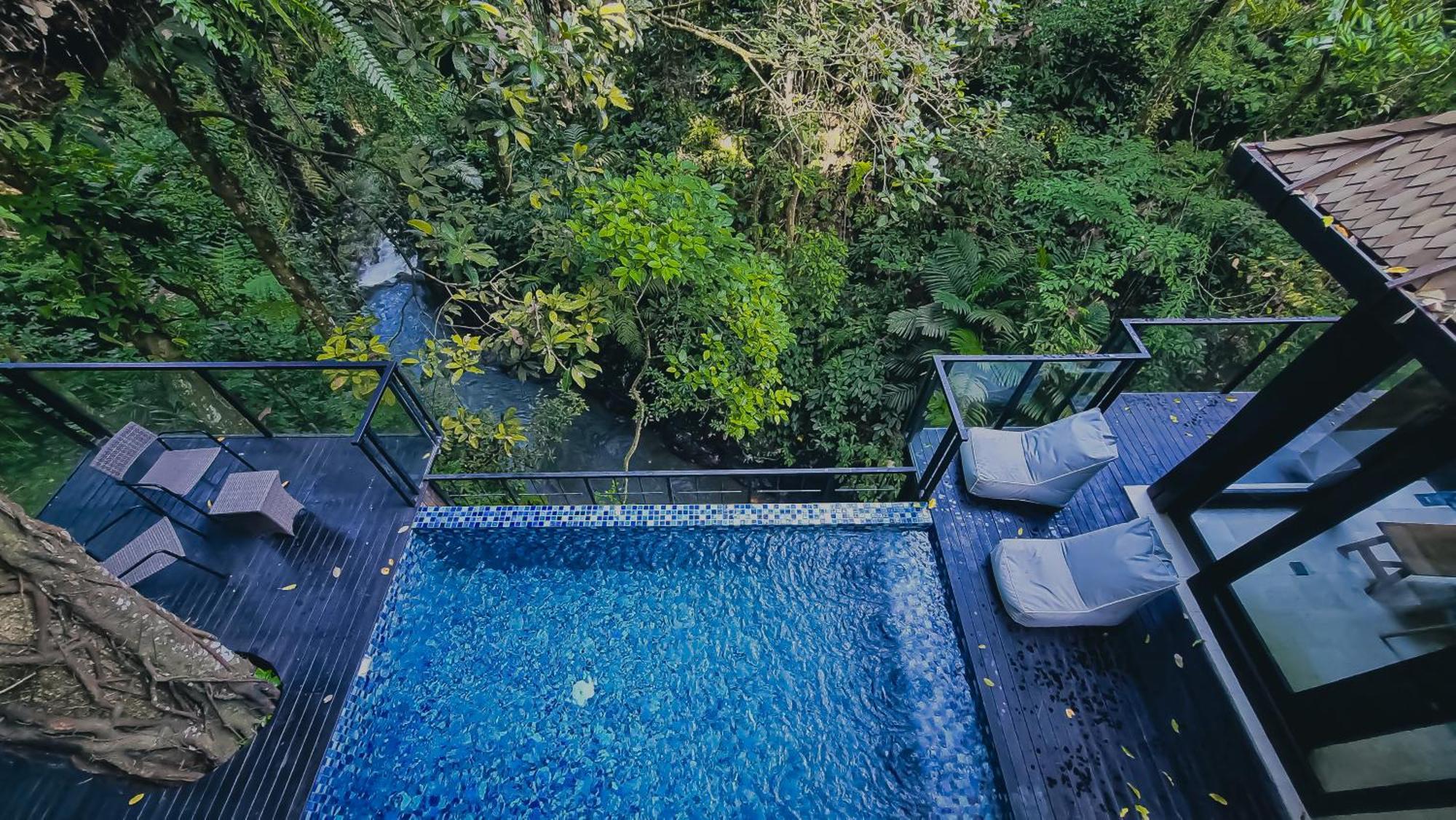 The Sebali Resort 우붓 외부 사진 The swimming pool at the resort