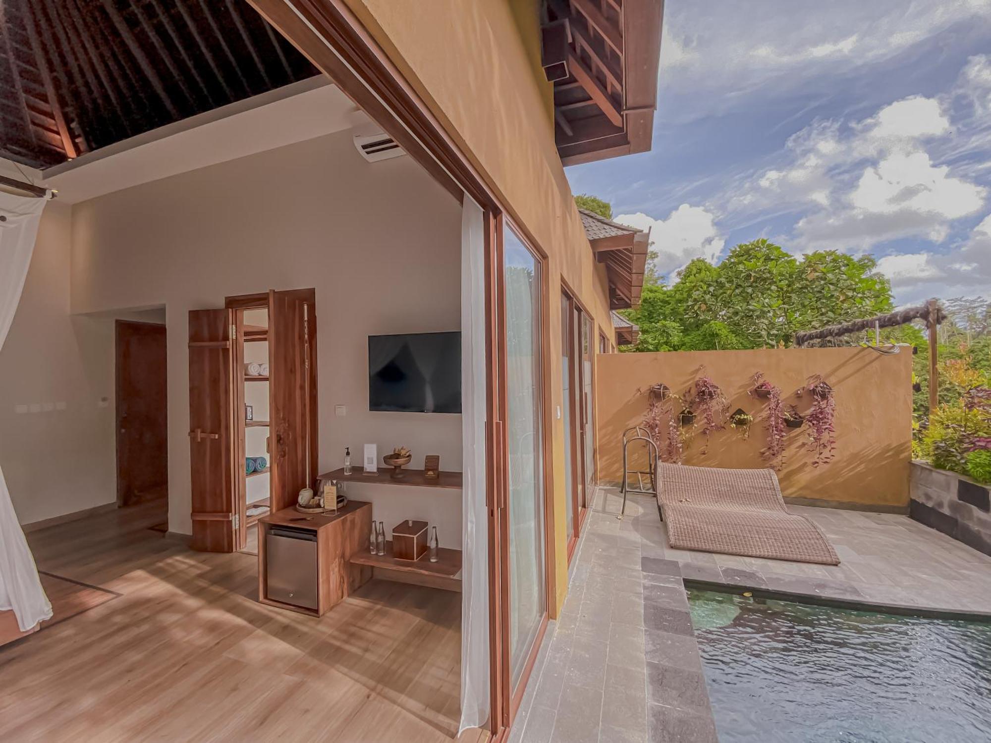The Sebali Resort 우붓 외부 사진 A room at the hotel
