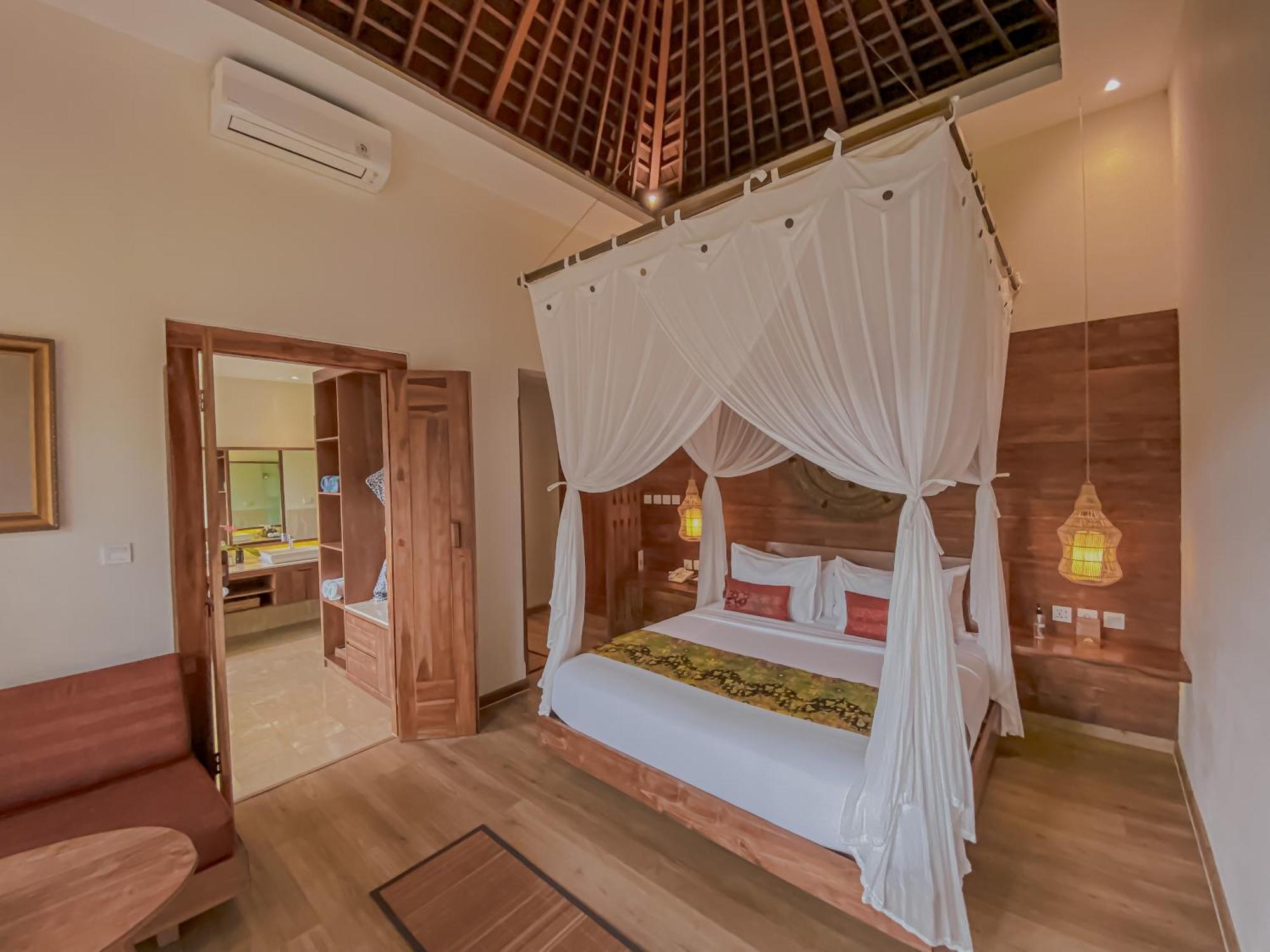 The Sebali Resort 우붓 외부 사진 A bedroom at the resort